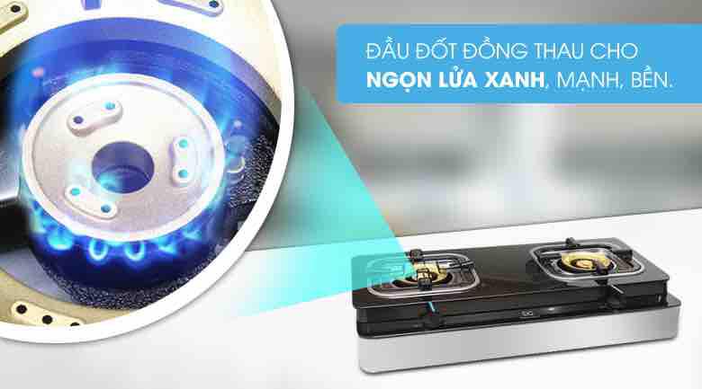 Bếp gas Electrolux ETG729GKTR đôi