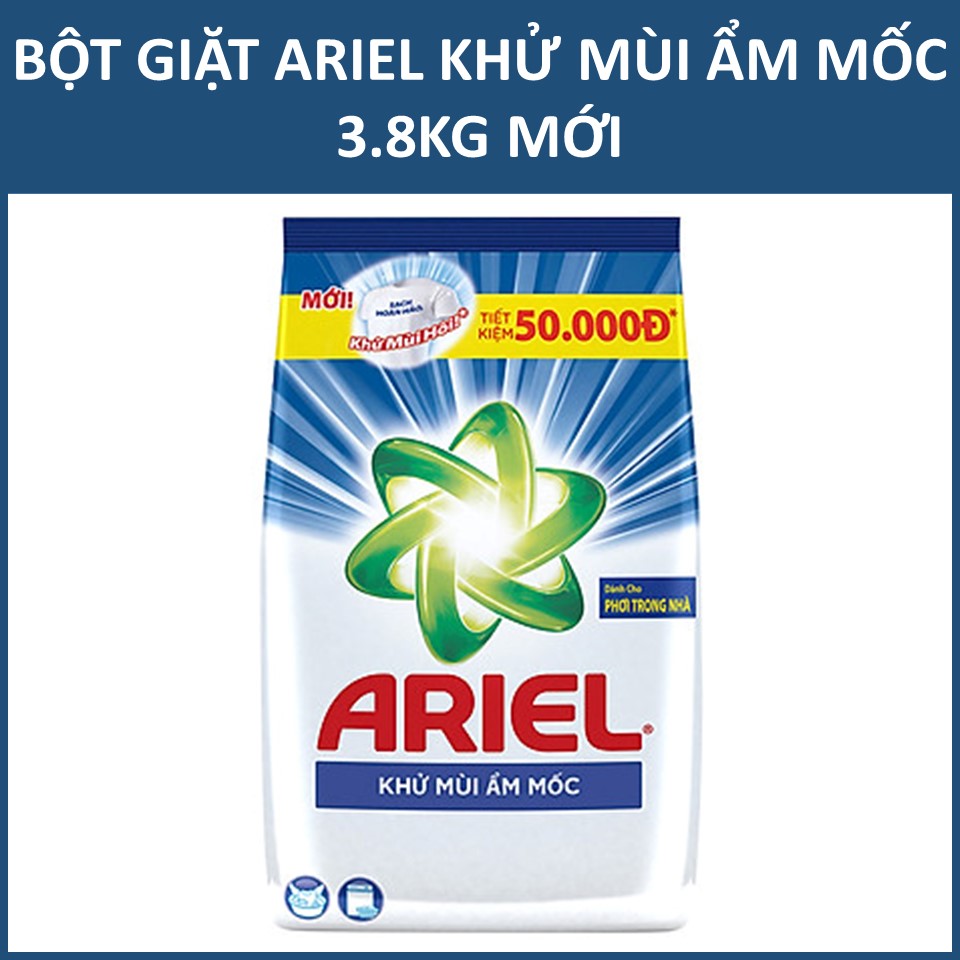 Bột giặt Ariel Khử mùi 3.8kg