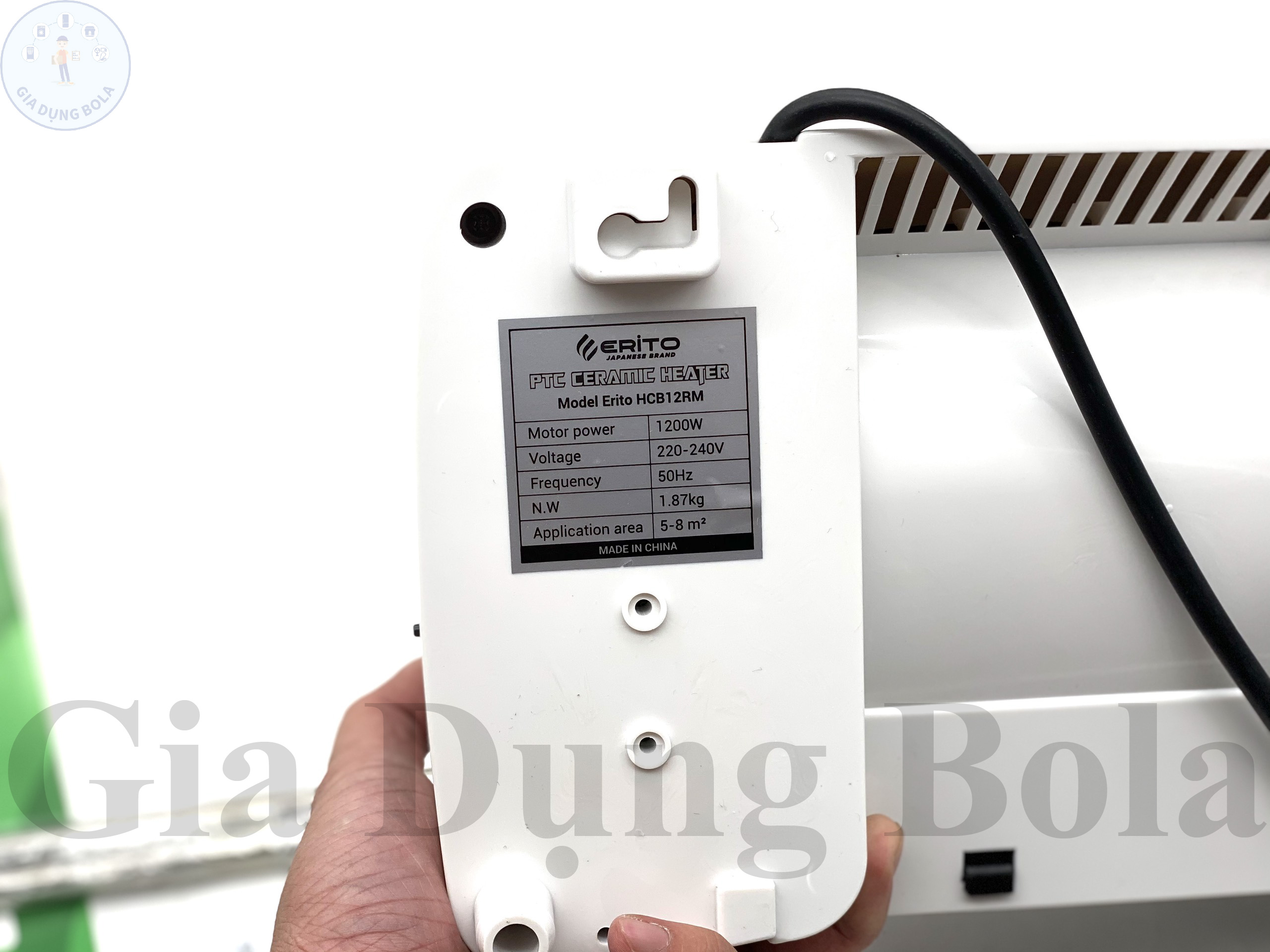 MÁY SƯỞI GỐM ERITO HCB12RM/HCB12R
