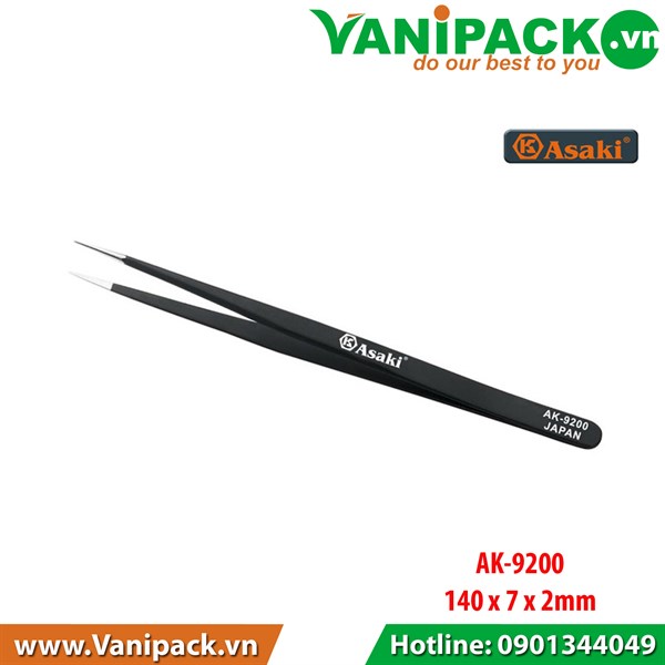 NHÍP GẮP LINH KIỆN MŨI NHỌN ASAKI AK-9200