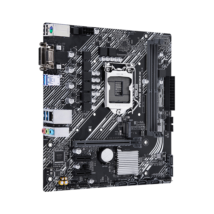 Mainboard ASUS PRIME B460M-K (Intel B460, Socket 1200, m-ATX, 2 khe Ram DDR4)