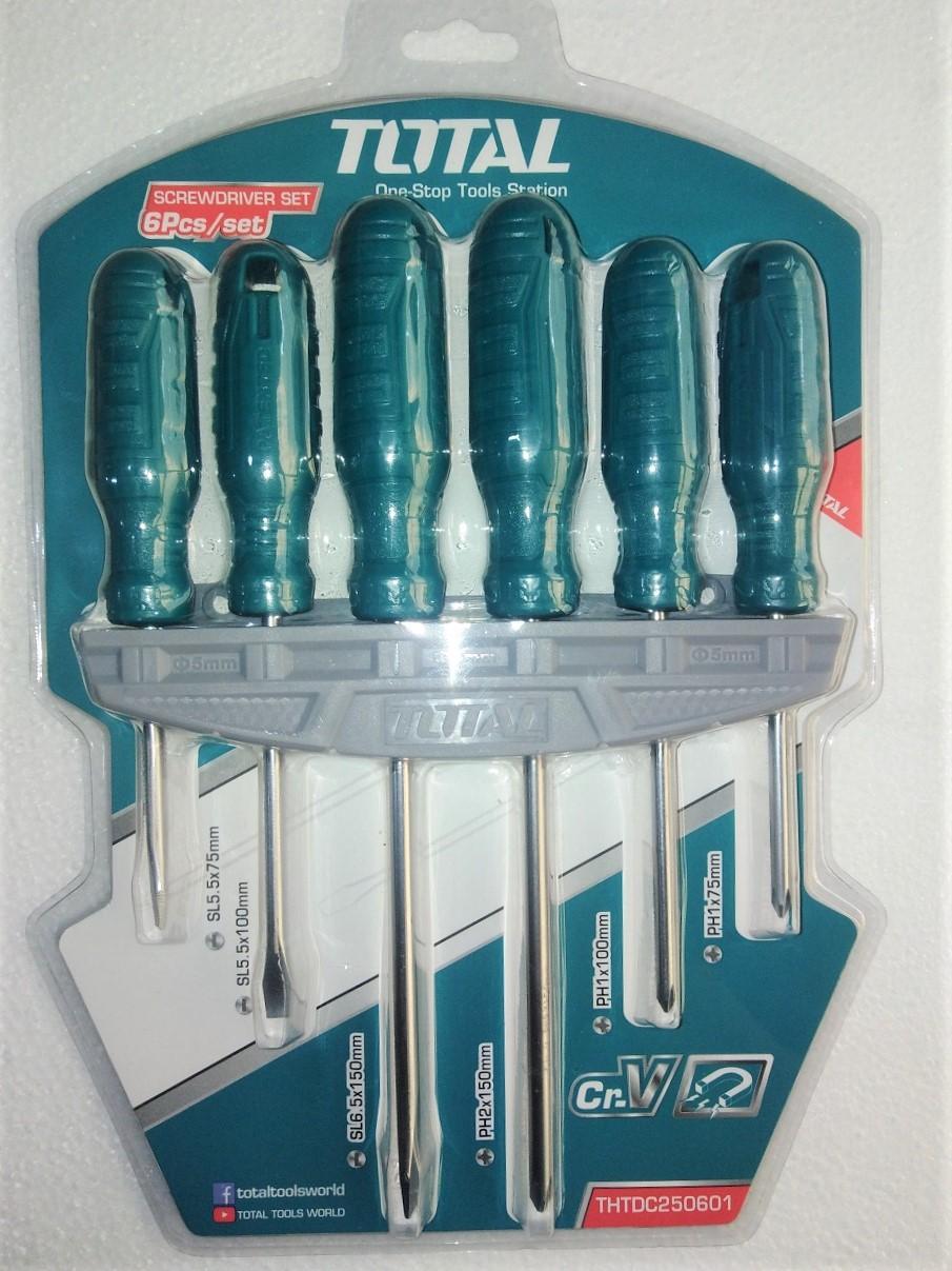 BỘ 6 TUA VÍT TOTAL THTDC250601