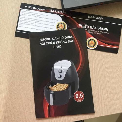 Nồi chiên không dầu Sharp S-055 6.5L
