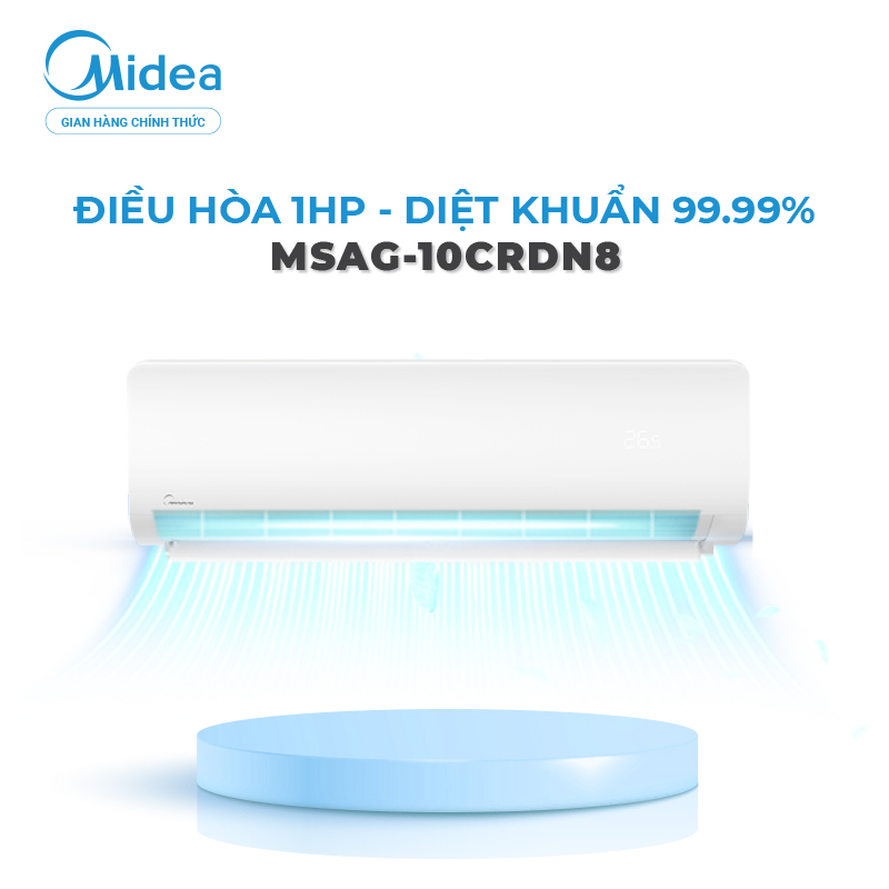 Máy giặt Midea MAN-8507 - lồng đứng, 8.5 kg