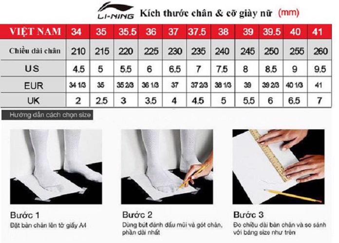 Giày Cầu Lông Nữ Lining AYTQ028
