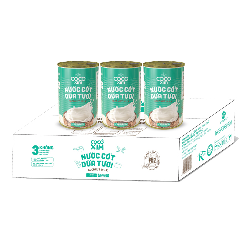 Nước cốt dừa COCOXIM 400ml combo 2 lon