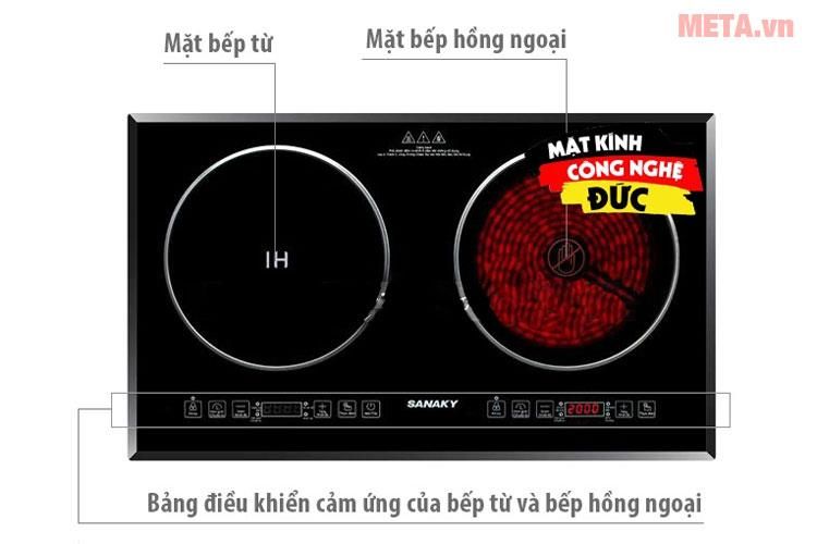 Bếp từ hồng ngoại Sanaky SNK-IHW40A