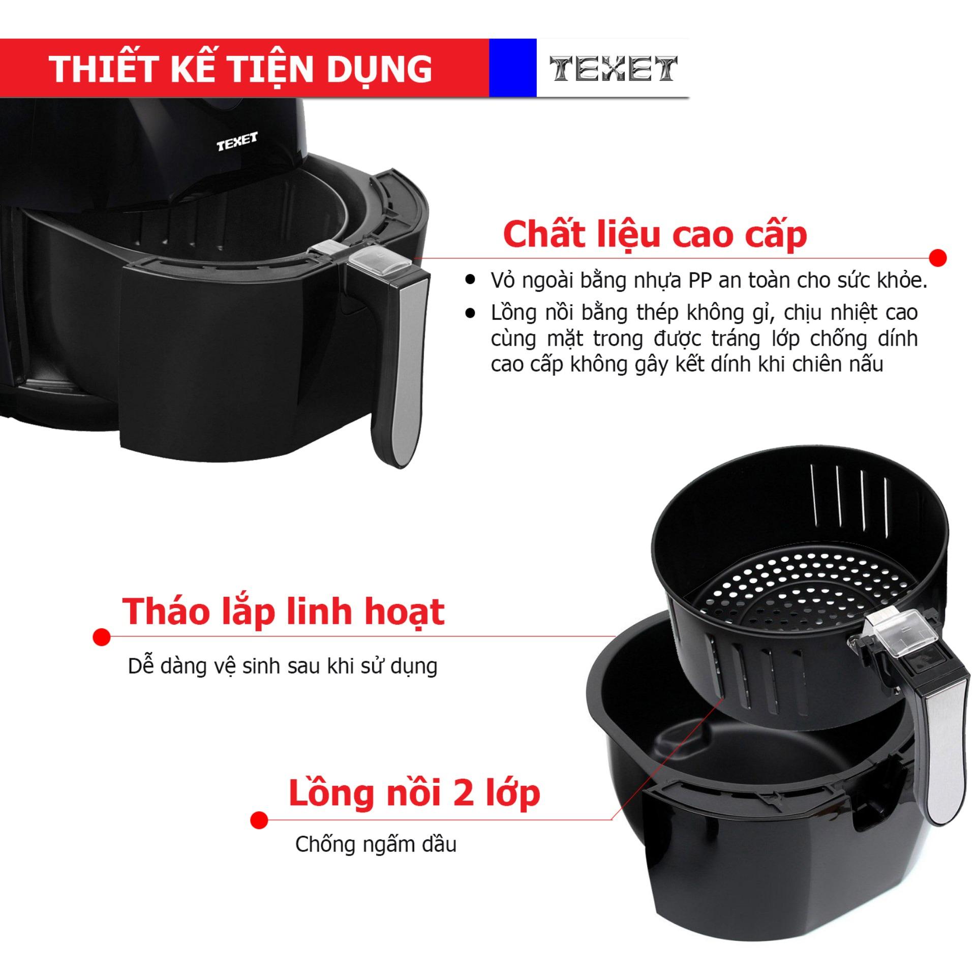 Nồi Chiên Chân Không Texet AF-612