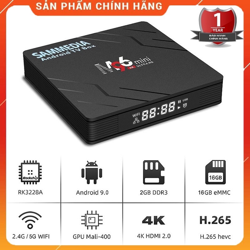 Tivi box android SamMedia M96 mini