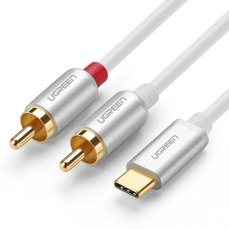 Cáp chuyển đổi USB type-C sang 2 đầu RCA UGREEN 30735