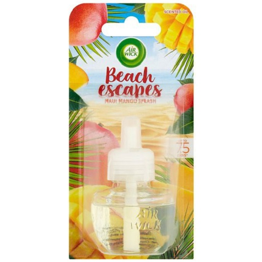 Chai tinh dầu cắm điện Airwick Refill AWK9814 Beach Escapes Maui Mango Splash - 19ml (Hương xoài Maui)