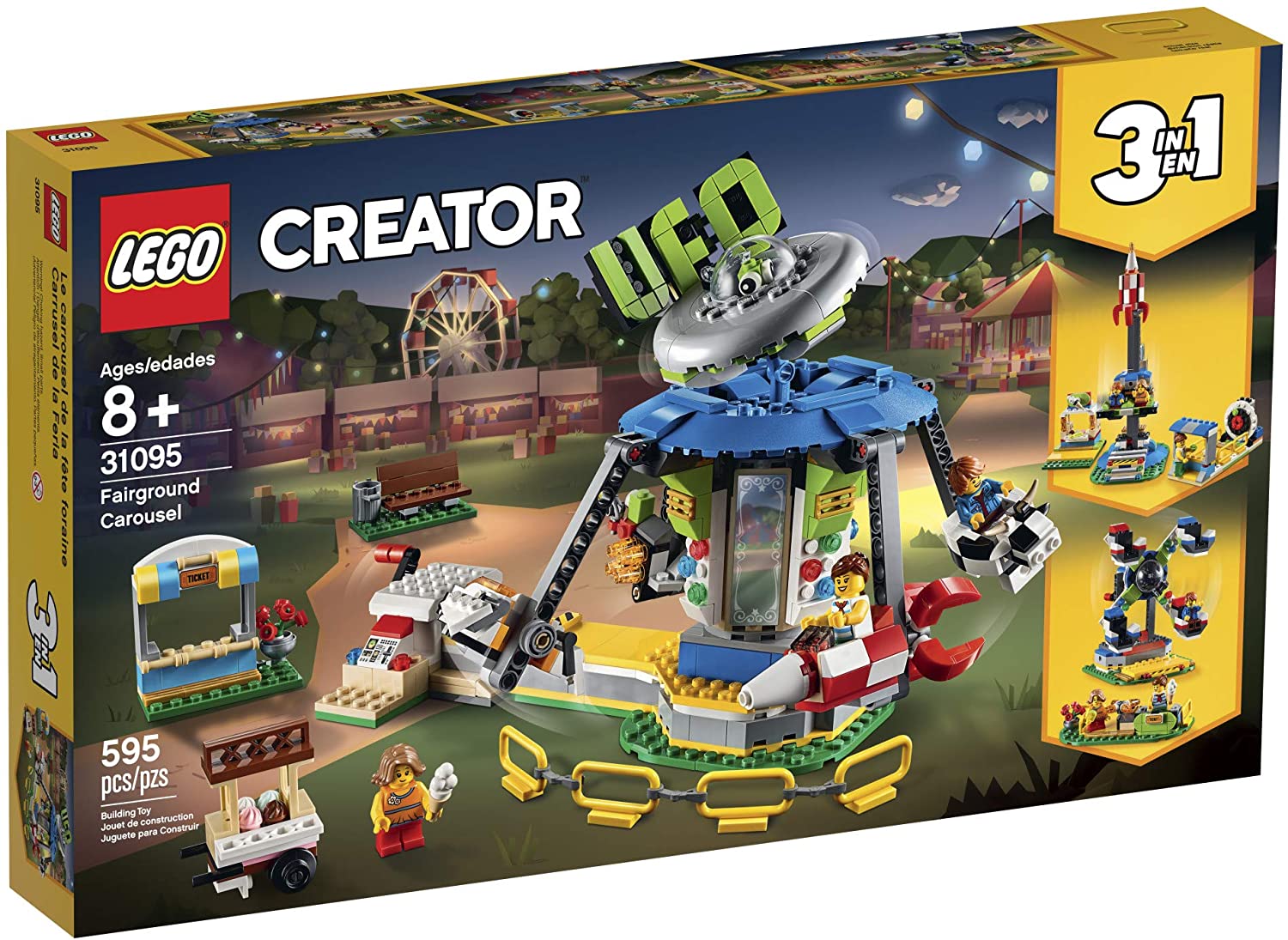 Lắp ráp LEGO CREATOR 31095 Vòng Xoay Vũ Trụ