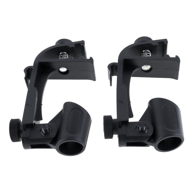 2pcs/lot Adjustable Shockproof Mic Mount Holder Studio Stand Microphone Clamp Stage Drum