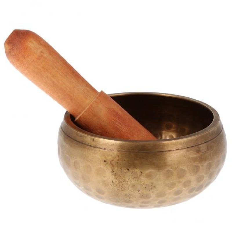 BolehDeals Tibetan Buddhist Chakra Healing Yoga Meditation Brass Singing Bowl #A 8.5cm - intl