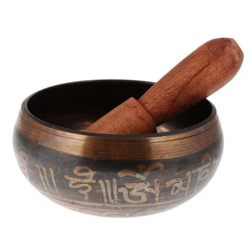 BolehDeals Tibetan Buddhist Chakra Healing Yoga Meditation Brass Singing Bowl #B 10.5cm - intl