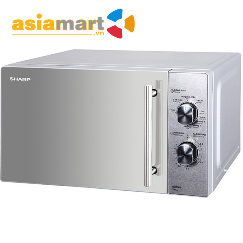 Lò vi sóng Sharp R-G227VN-M 20L (bạc)