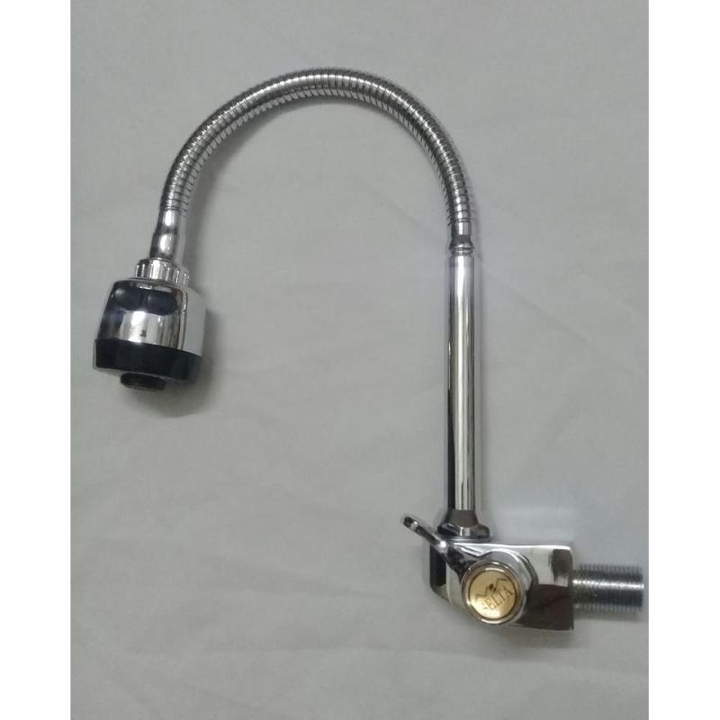 Giá bán vòi rửa chén lạnh cắm tường cần lò xo tay gạt -star,tặng 1 dây cấp nước