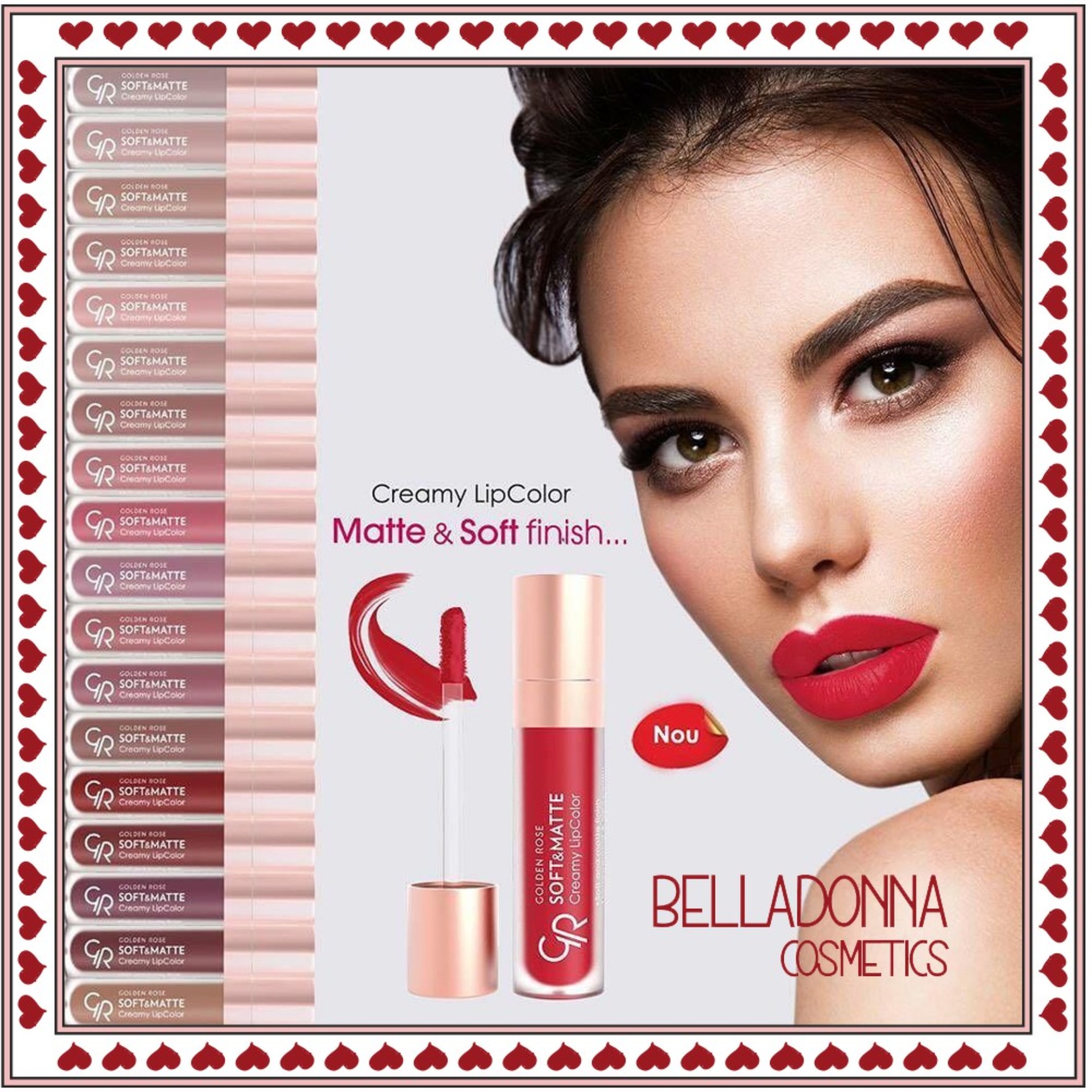 Son Kem Lì Golden Rose Soft & Matte Creamy LipColor 5.5ml