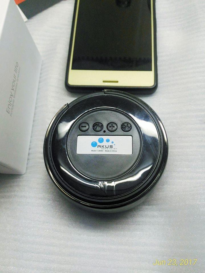 Loa bluetooth vỏ nhôm AKUS BS01