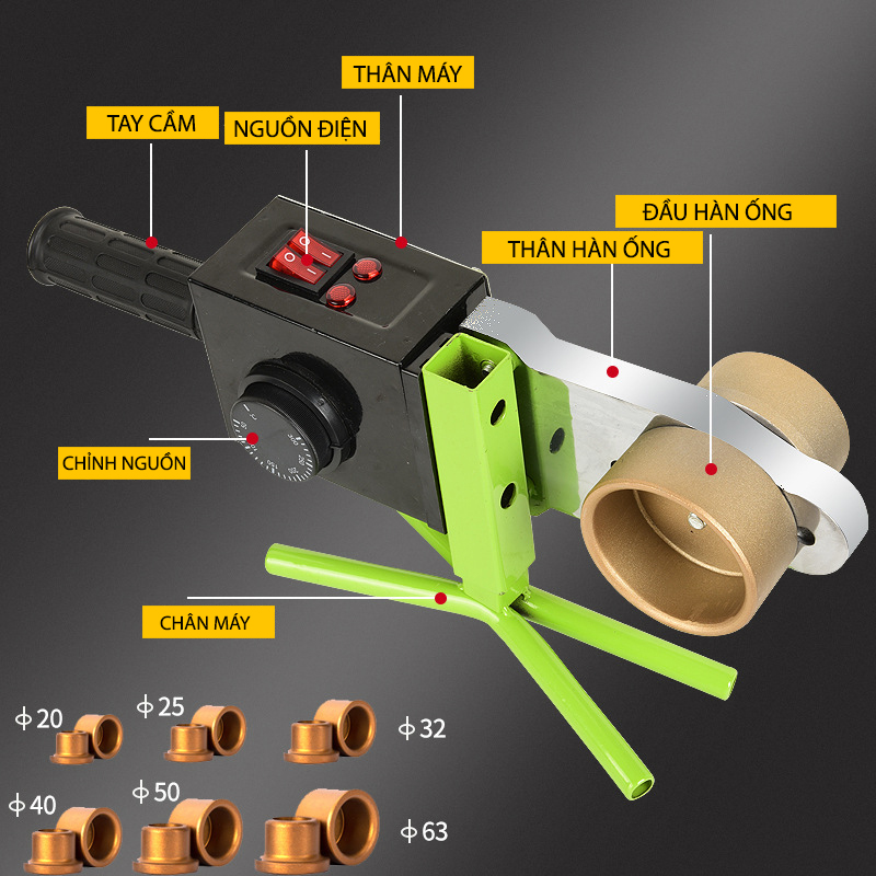 MÁY HÀN ỐNG NHỰA XCORT