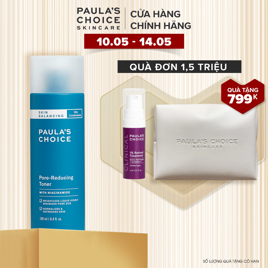 Nước hoa hồng Paula’s Choice Skin Balancing Pore Reducing Toner 190ml