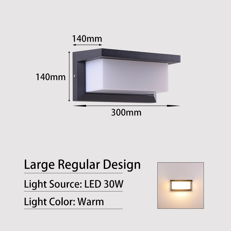 Joollysun Solar Wall Light Modern Led Solar Lights Waterproof Ip