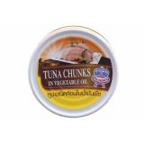 Cá Ngừ Seacrown Cắt Khúc Ngâm Dầu 140g