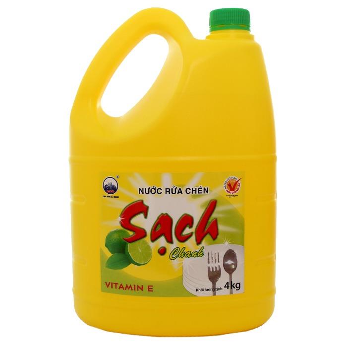 Nước rửa chén NET sạch hương chanh 4kg