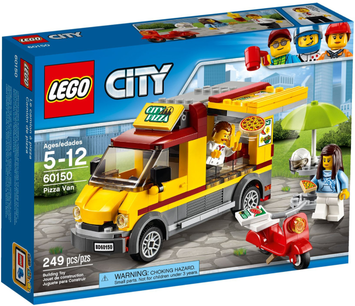 Mô hình LEGO City 60150 - Xe pizza