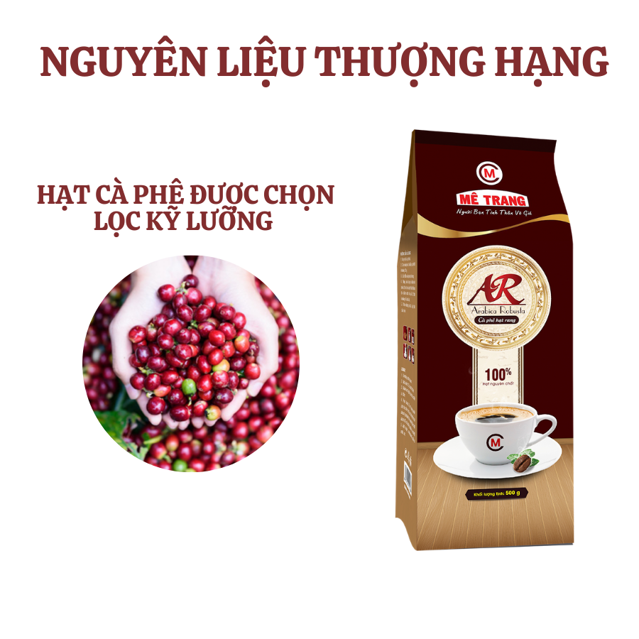 Cà phê Mê Trang Arabica Robusta 500g