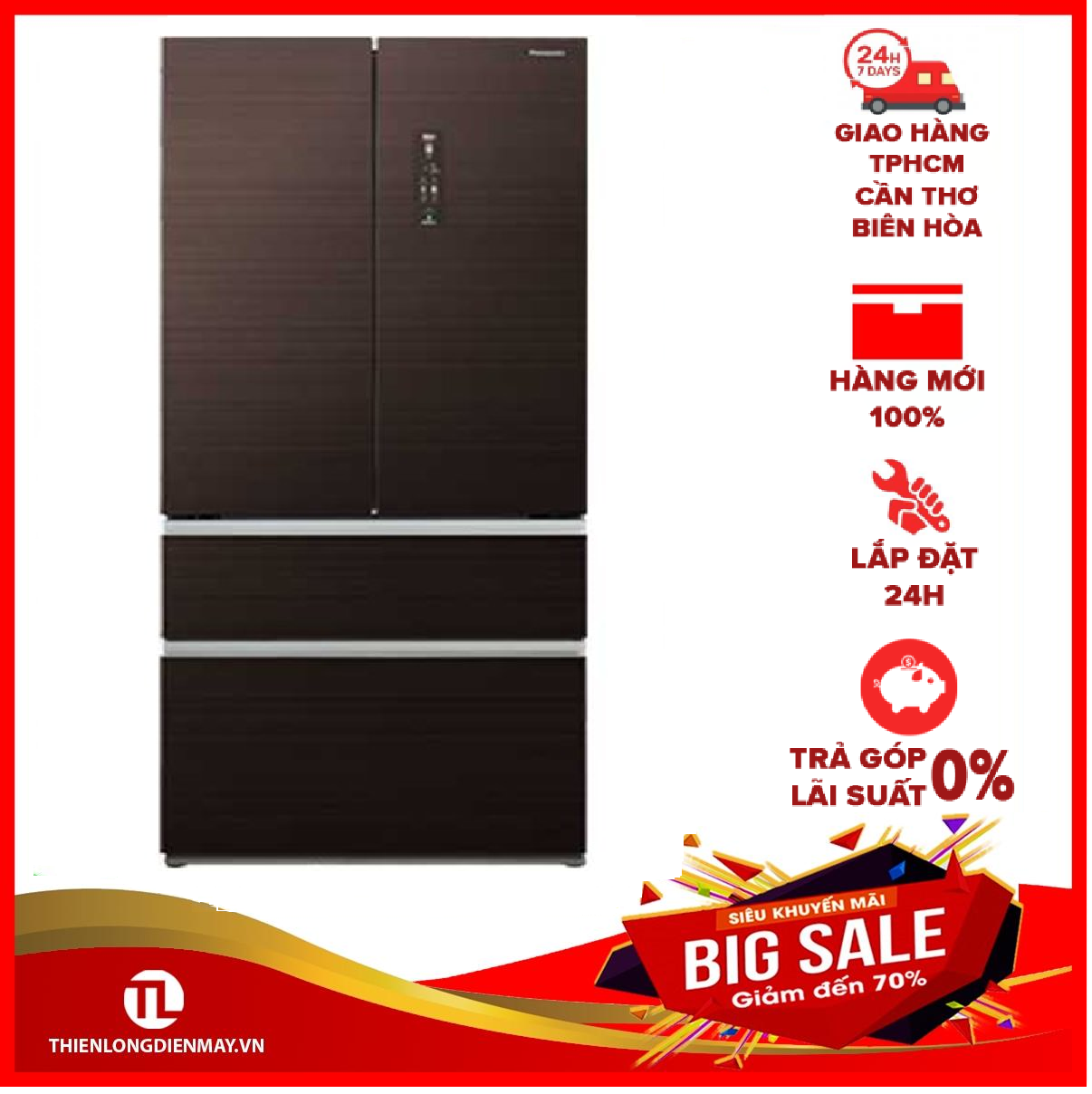 Tủ Lạnh Panasonic NR-W621VF-T2 618L