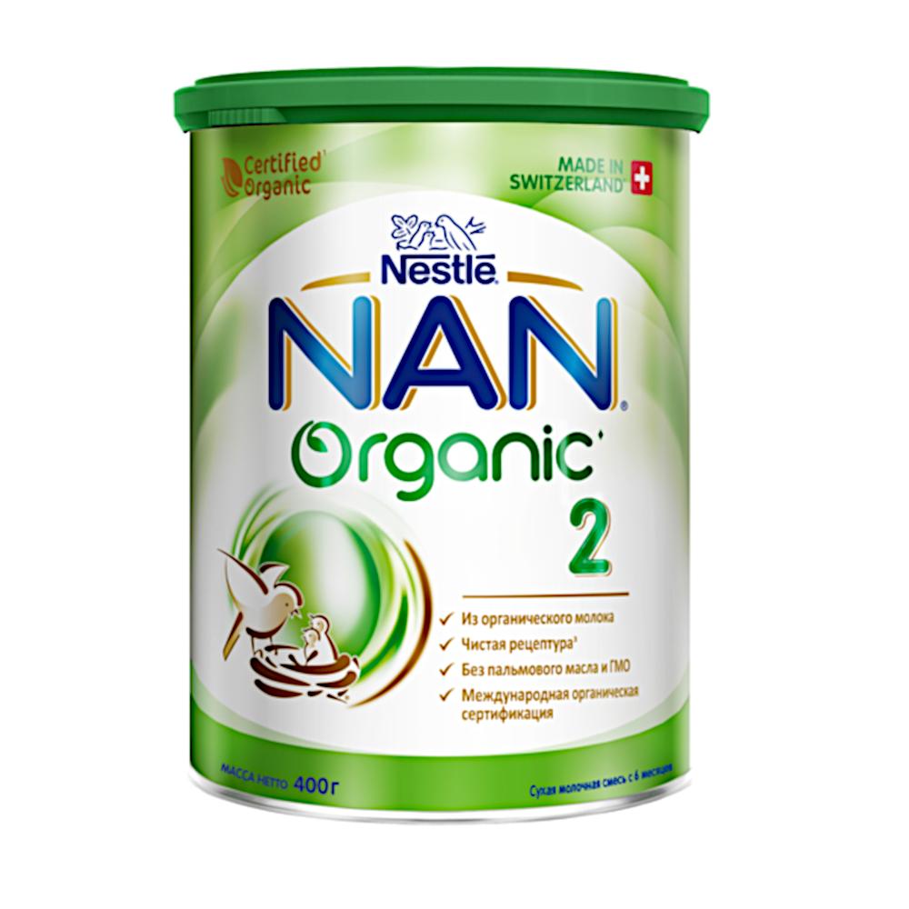 Sữa Bột Nestlé NAN Organic 2 cho trẻ từ 6 - 12 tháng 900g
