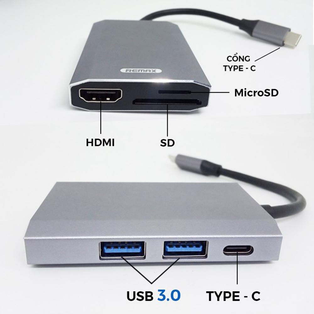 Hub chuyển đổi Remax RU-U30 6 in 1