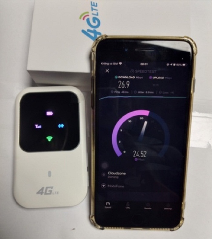 Thiết bị phát sóng Wifi 4G MIFI A800