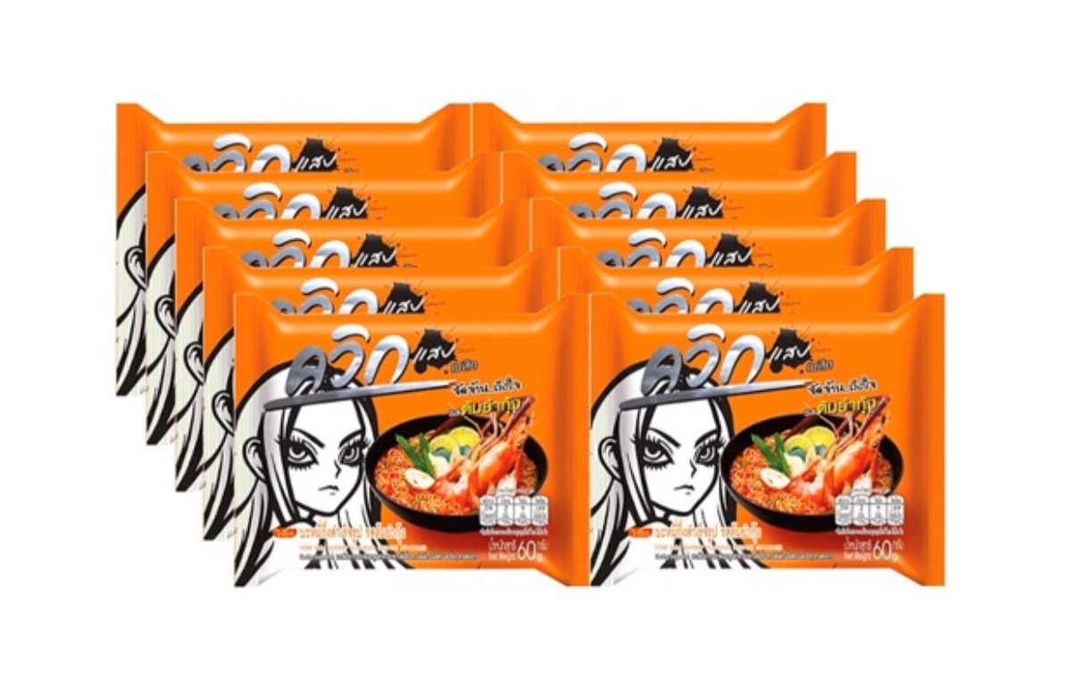 Mì Wai Wai Tôm Chua 60g thùng 30 gói