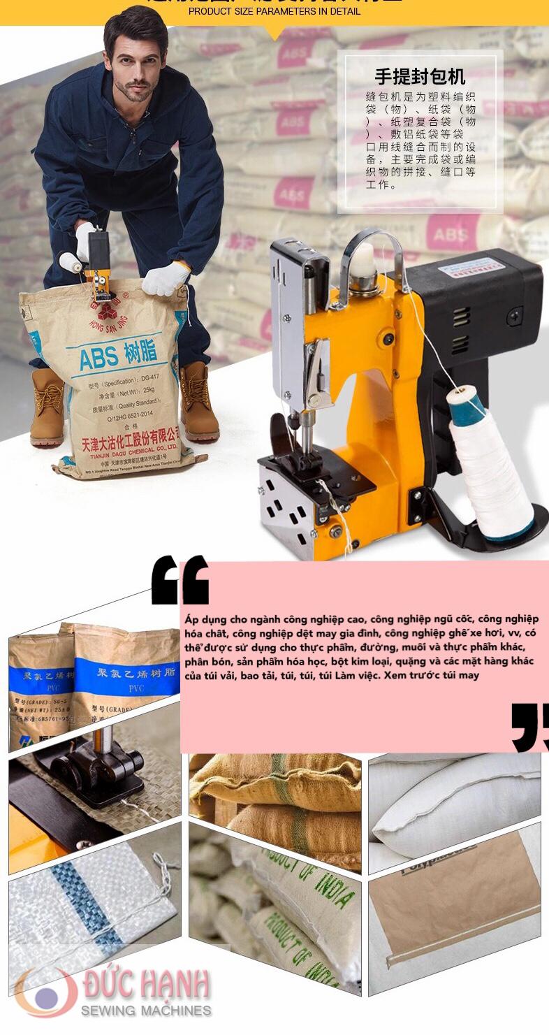 Máy may bao cầm tay mini GK9-500