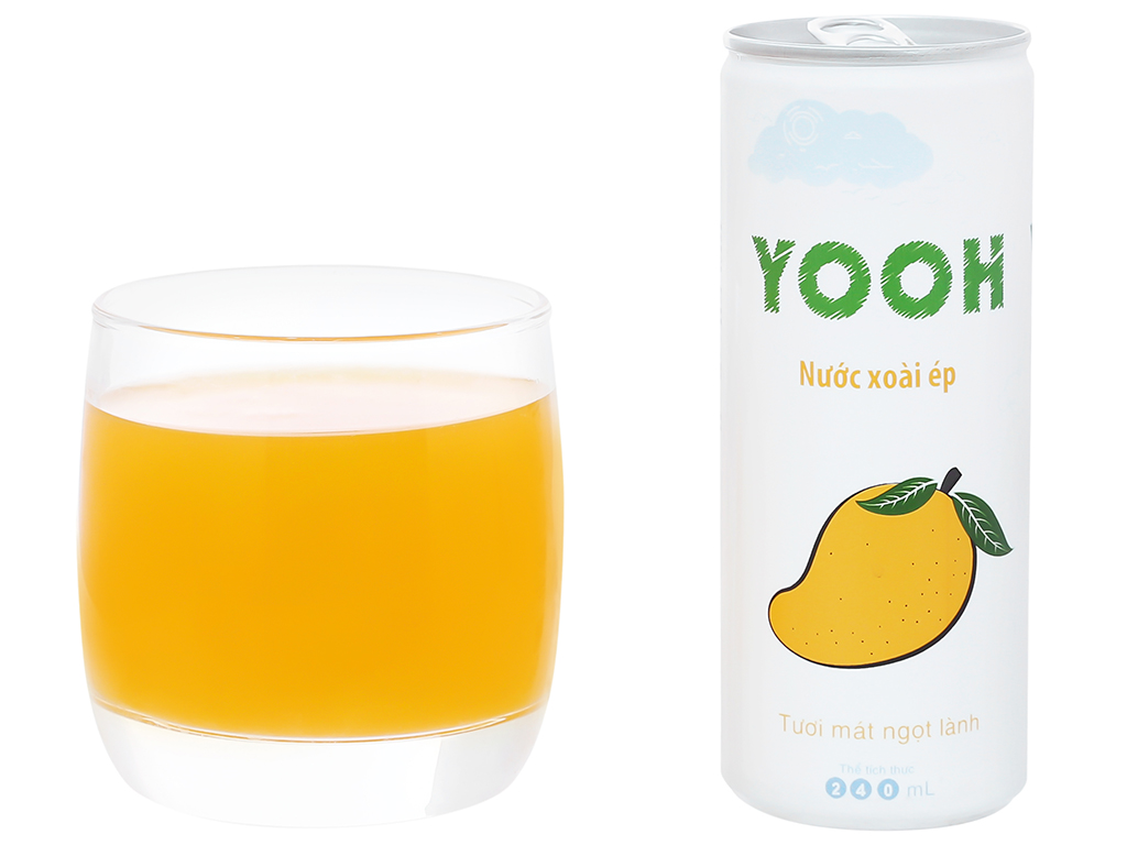 Nước ép xoài Yooh 240ml lốc 6 lon