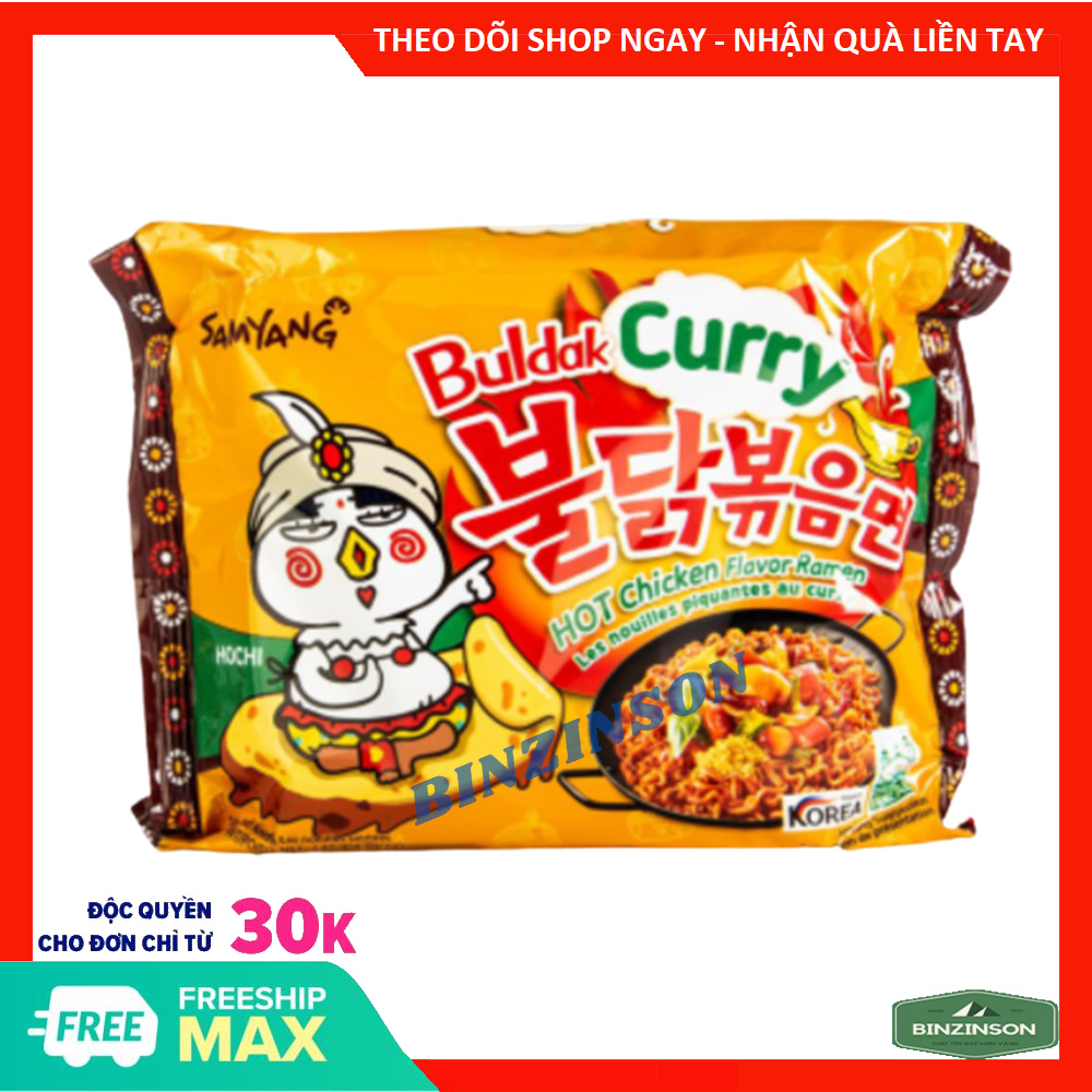 Mì cay Samyang Cà Ri 140g thùng 40 gói