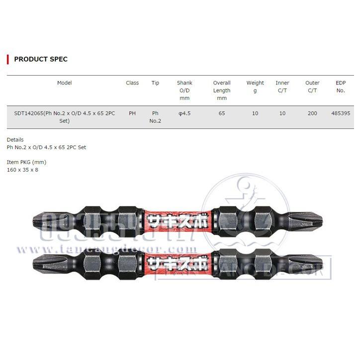 BỘ 2 MŨI BẮT VÍT VESSEL SDT142065