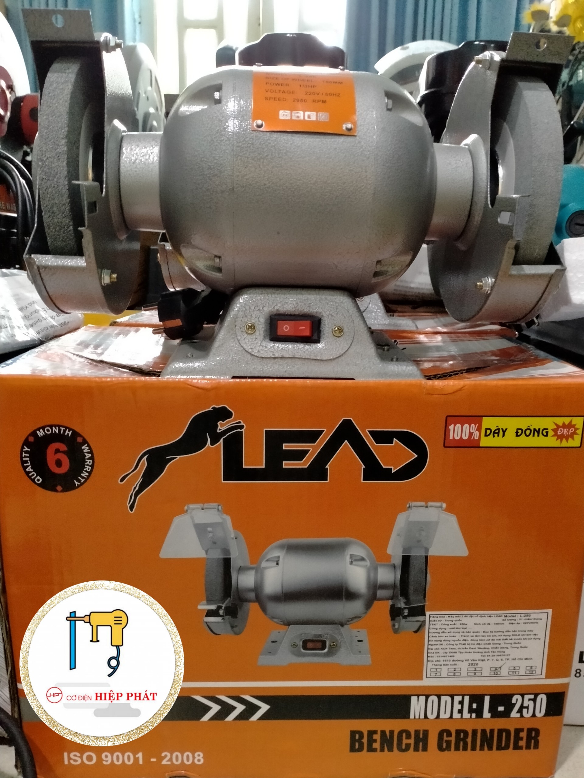 MÁY MÀI HAI ĐÁ LEAD L250