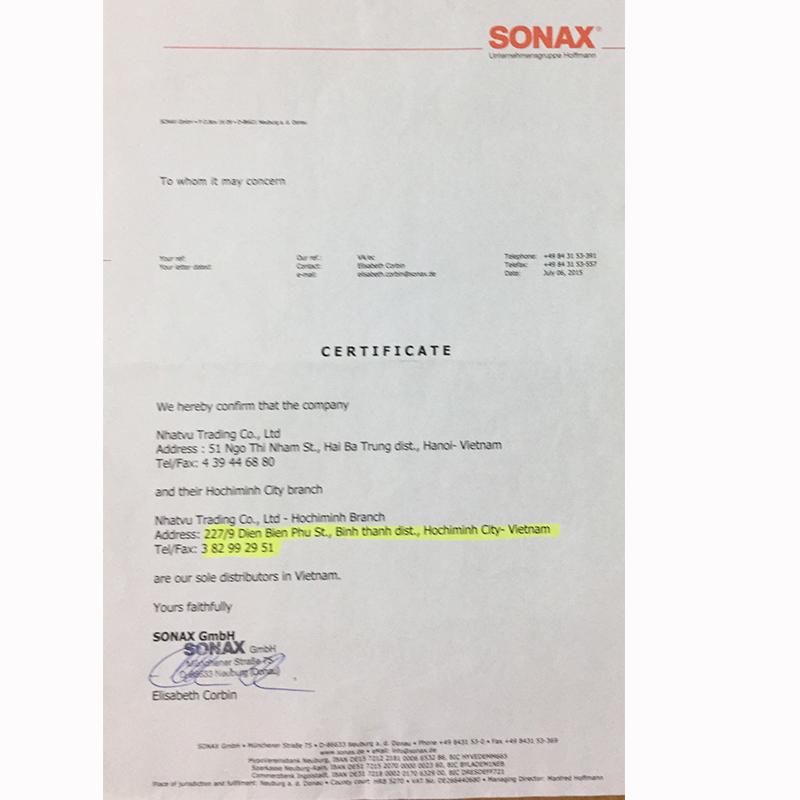 BẢO DƯỠNG LỐP XE SONAX 435300 400ml