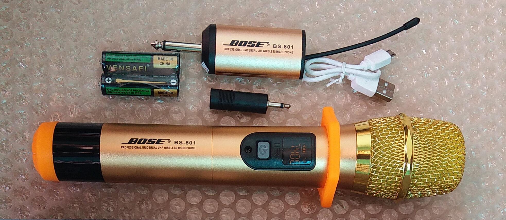 Micro không dây đa năng Karaoke BOSE BS-801