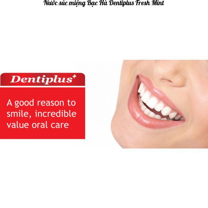 Nước Súc Miệng Dentiplus bạc hà