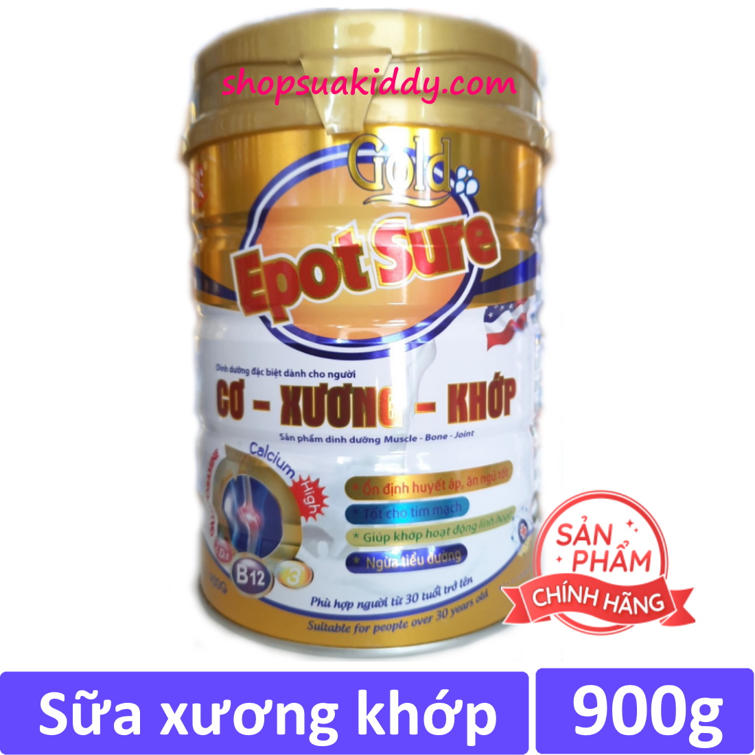 Sữa Epotsure gold 900g