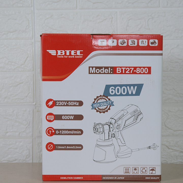 MÁY PHUN SƠN BTEC BT27-800