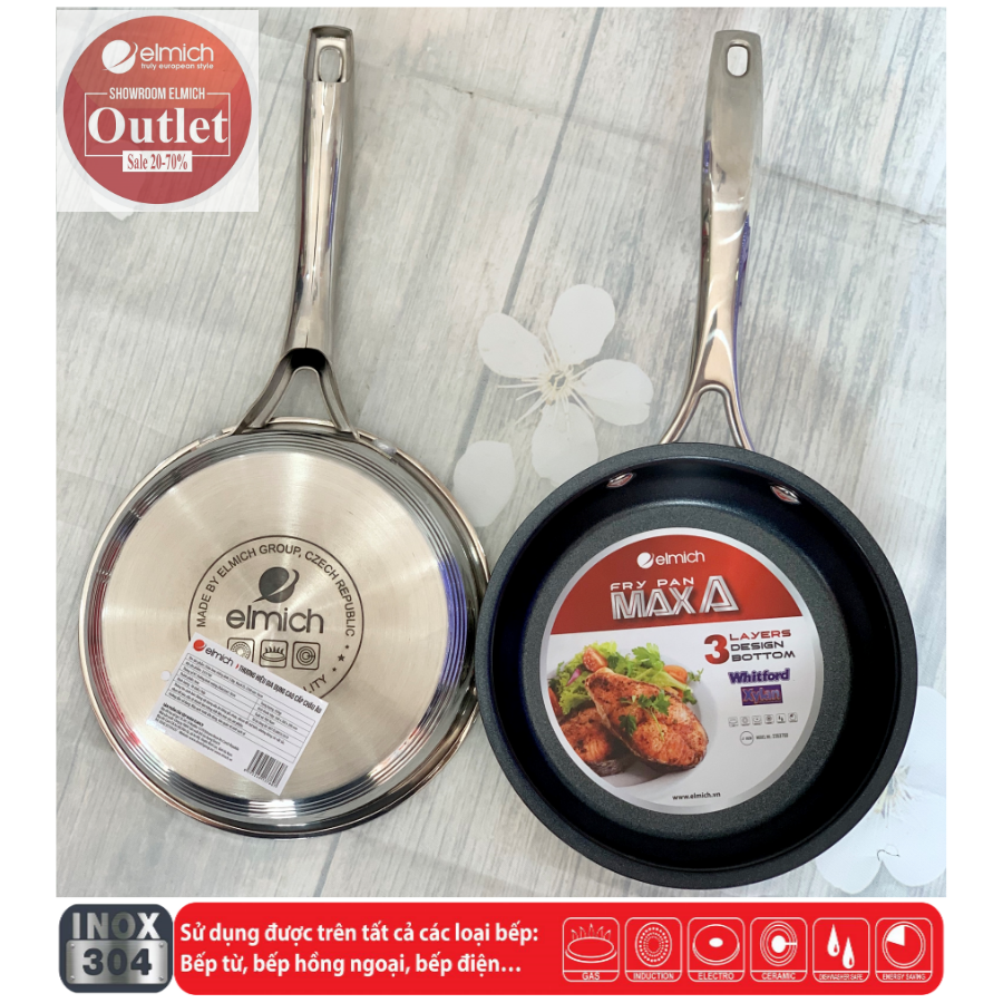 CHẢO INOX CHỐNG DÍNH ELMICH EL-3760