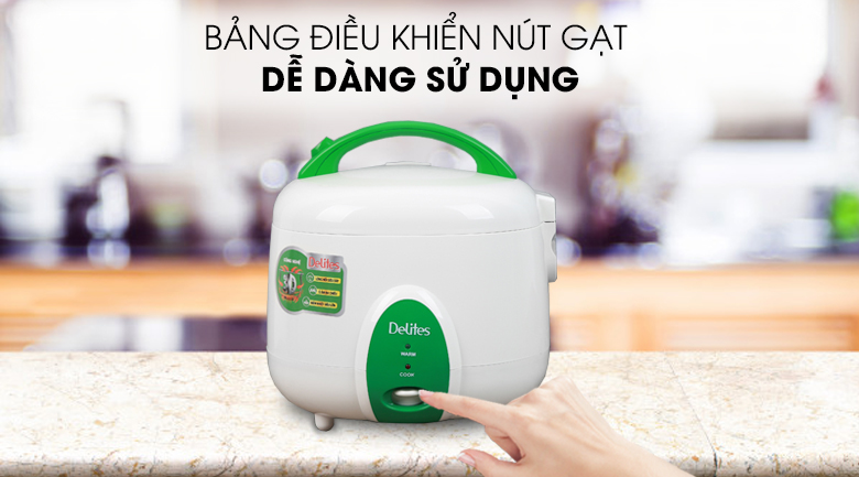Nồi cơm nắp gài Delites NCG1010 1.8L