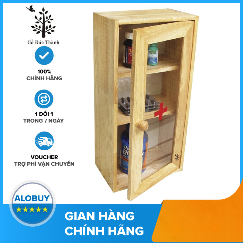 TỦ THUỐC ĐƠN GỖ ĐỨC THÀNH 41241