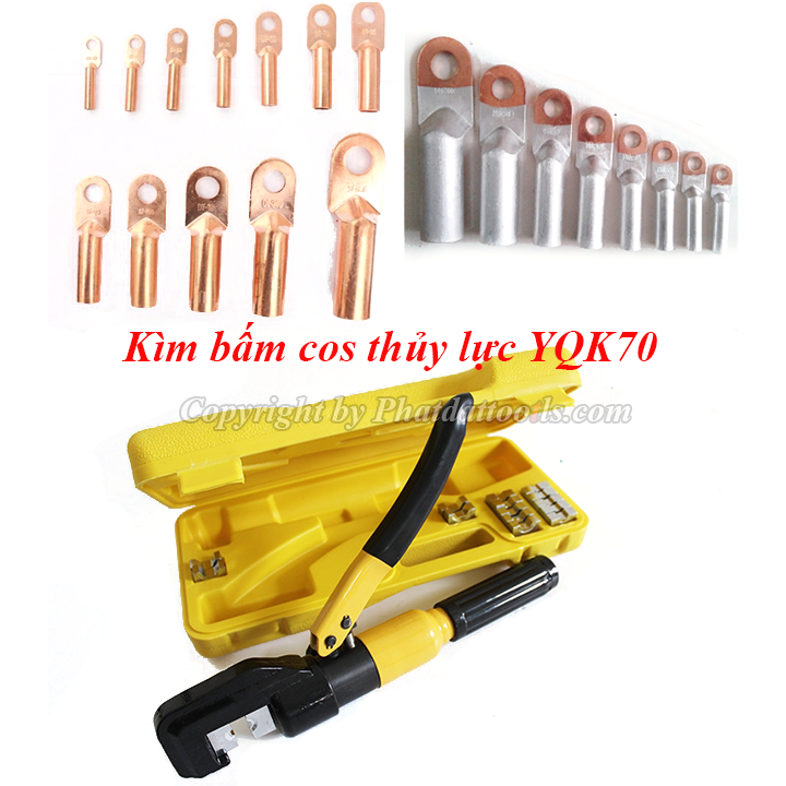 Kìm bấm cốt thủy lực YQK-70