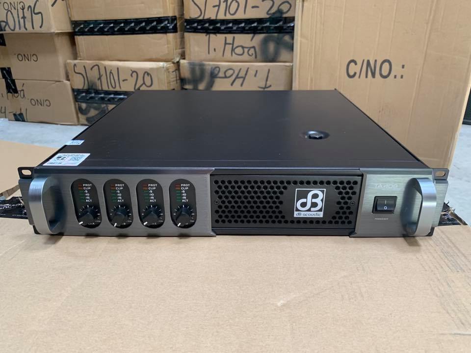 Cục đẩy công suất 4 kênh DBacoustic TA408
